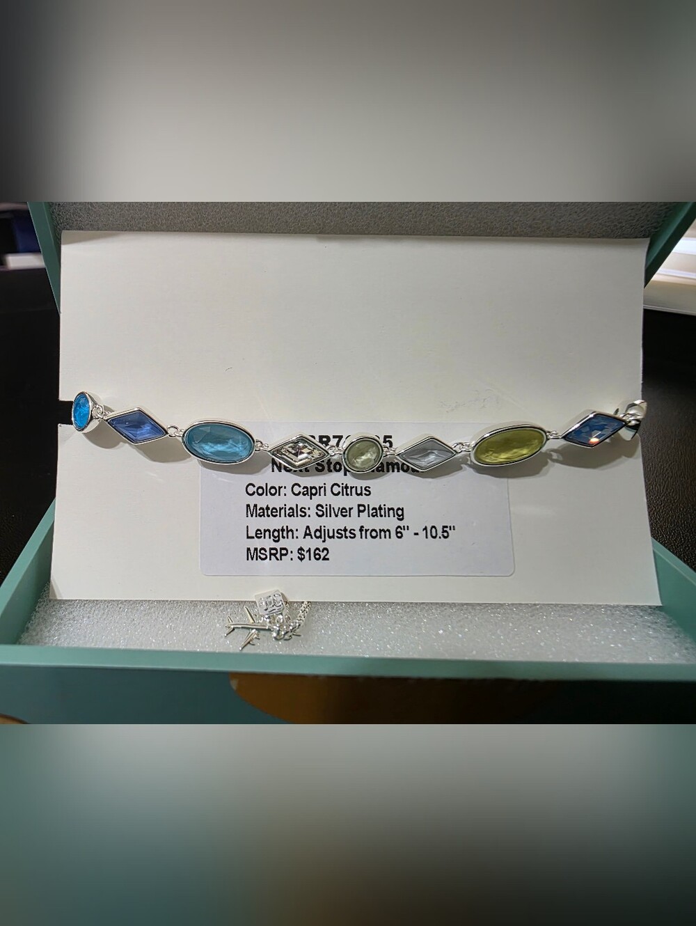 Capri Citrus Silver-Plated Jewel Candy Bracelet